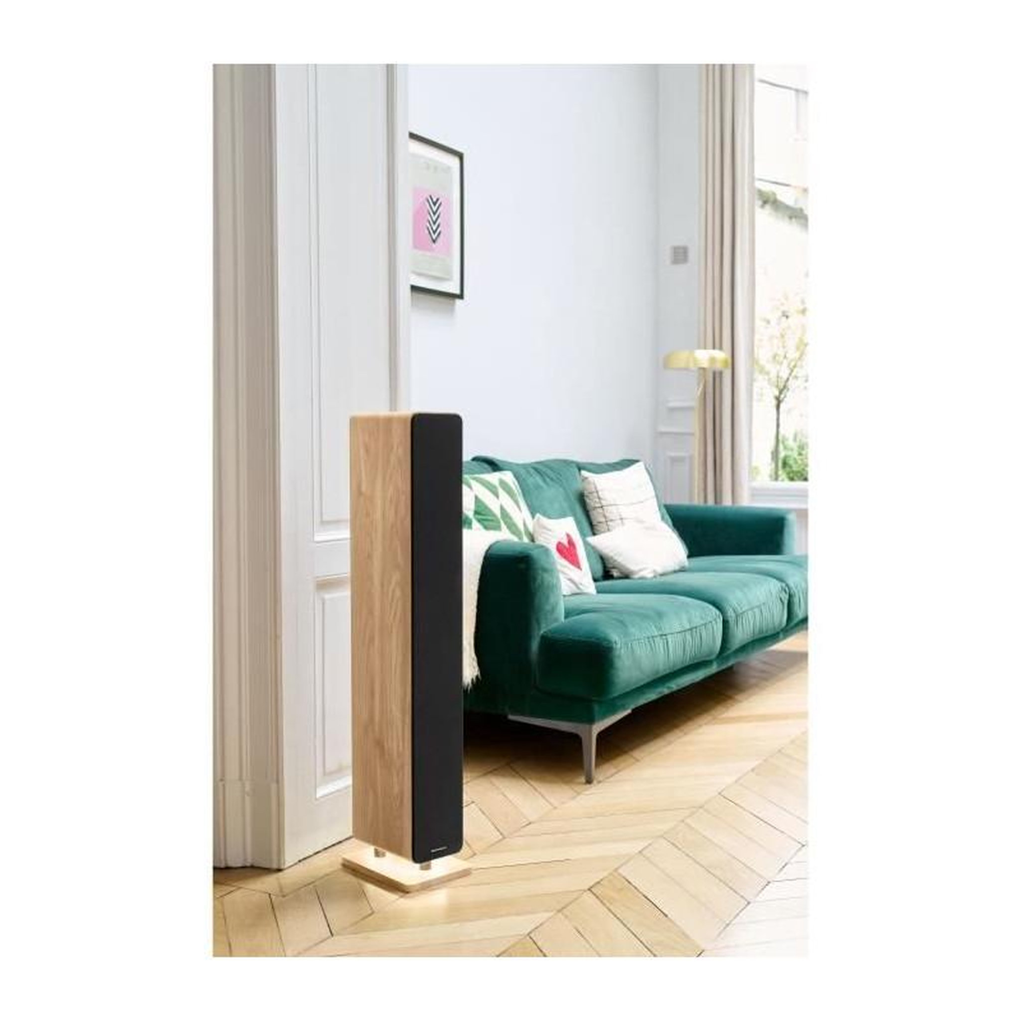 Voir la diapositive 5 : THOMSON Tour de son Bluetooth - THOMSON - Bois/Noir - 120W, Optique, USB, Égaliseur, TWS, Télécommande, Alim. 230V