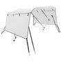 Voir la diapositive 2 : VIDAXL Toit bimini a 3 arceaux parois laterales 183x(154-167)x137 cm