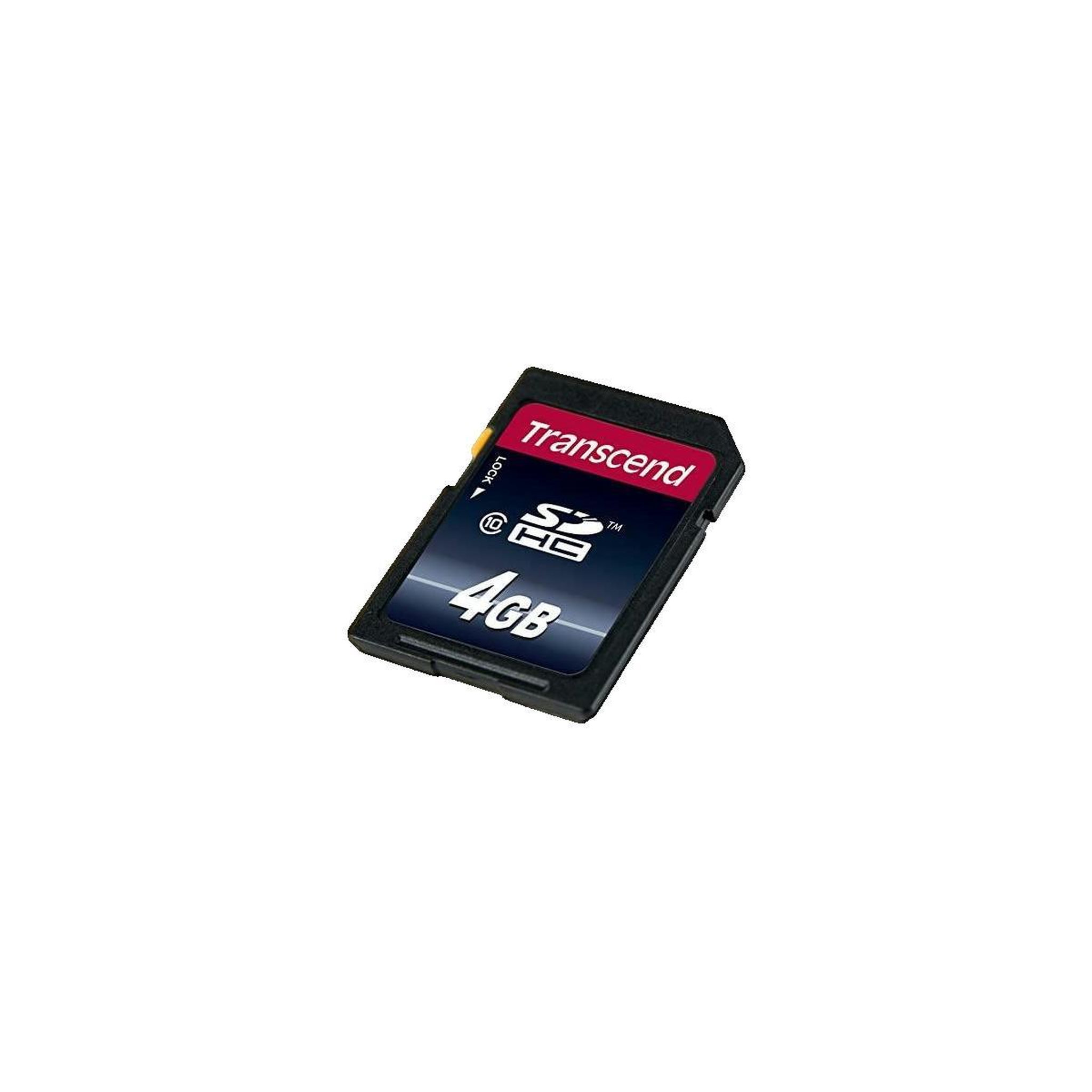 Voir la diapositive 3 : Transcend Carte mémoire Transcend TS4GSDHC10 4 Go Classe 10