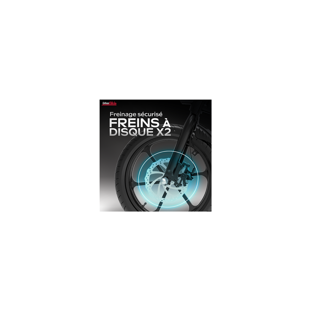 URBANGLIDE Draisienne Électrique Adulte E-bike 160 – Moteur 1100W - Autonomie Jusqu'a 25 km - Pneu 16  Gonflable - Batterie 42V/6Ah - Poids 18Kg