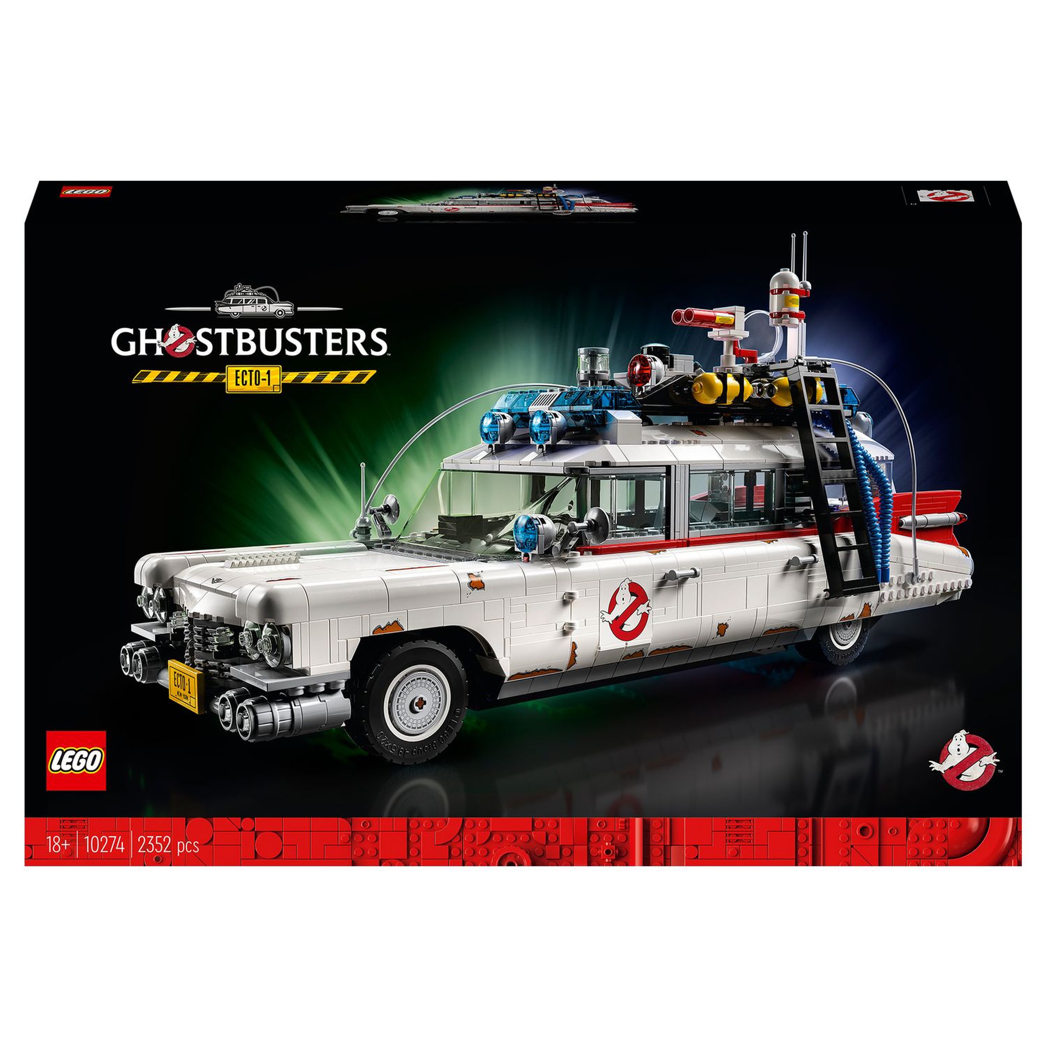 LEGO Icons 10274 ECTO-1 SOS Fantômes, jeu de voiture à construire pour adultes