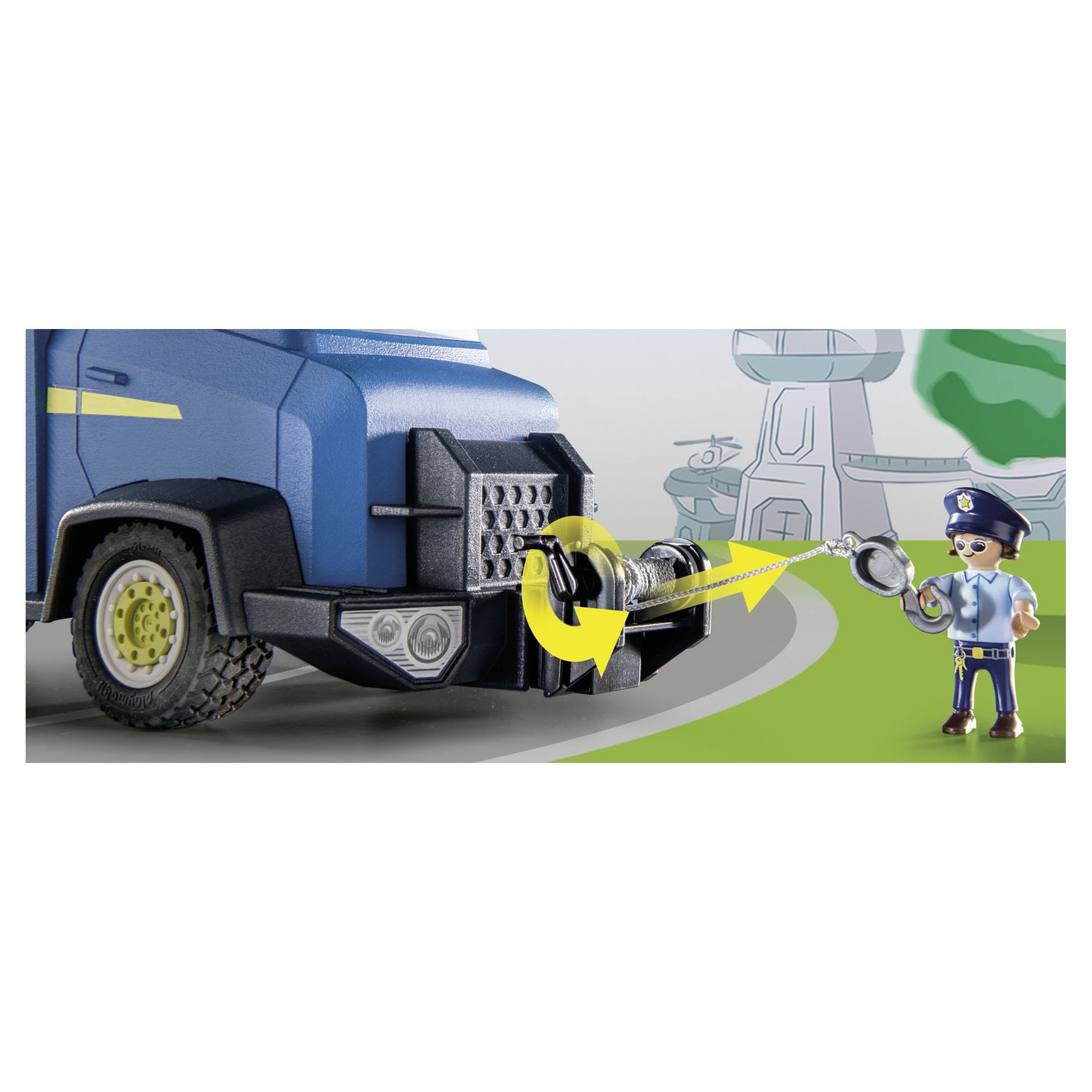 Voir la diapositive 7 : PLAYMOBIL 70912 - Duck on Call - Fourgon de police