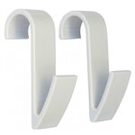 CENTRALE BRICO Anneau porte-serviettes Srdb blanc