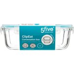 5 FIVE SIMPLY Boite en verre compartiment 1.1 litre