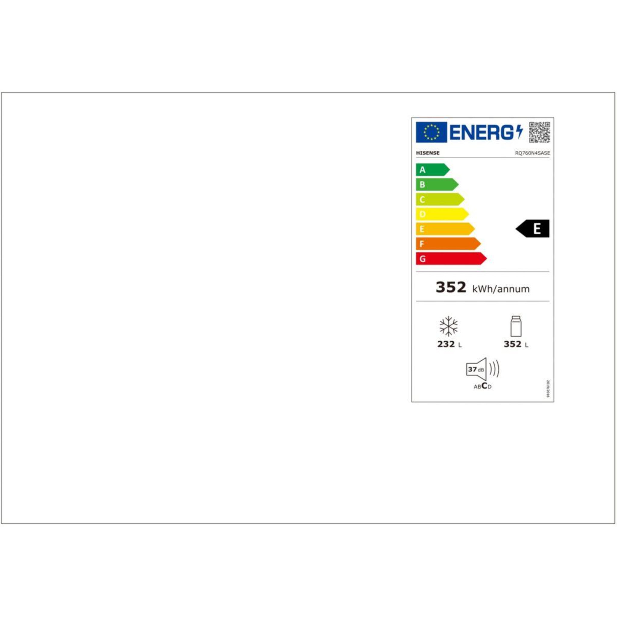 Voir la diapositive 6 : Hisense Réfrigérateur multi portes RQ760N4SASE