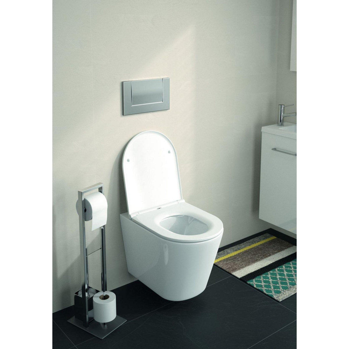 ALLIBERT Abattant WC design Duneo - Blanc