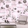 Voir la diapositive 1 : Paris Prix Papier Peint  Pink Jewels  50x1000cm