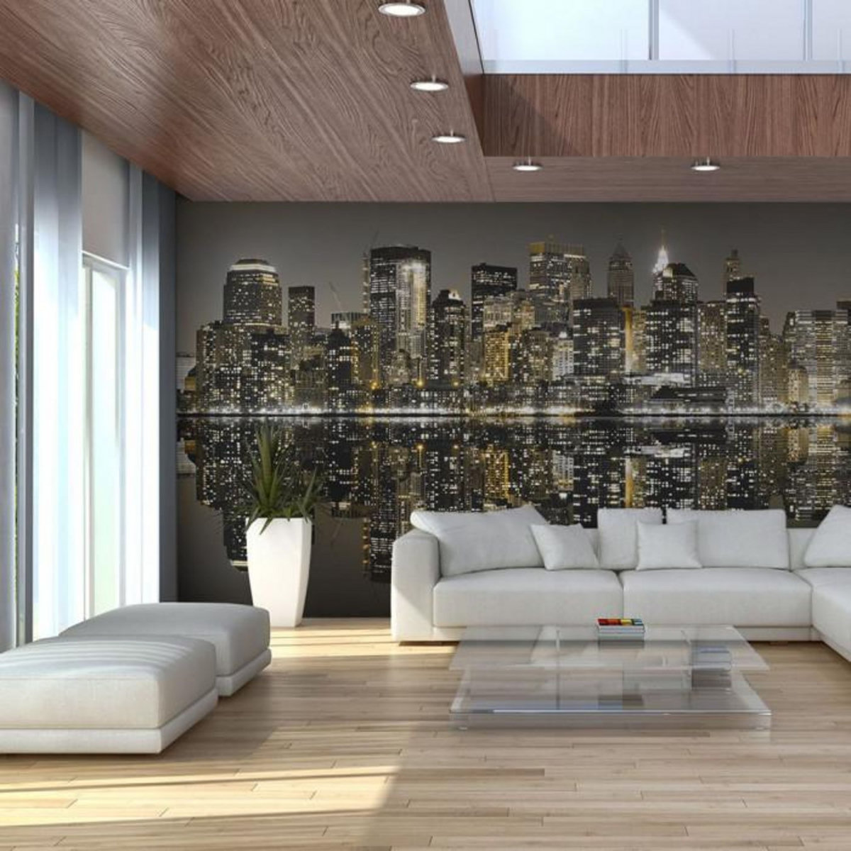 Paris Prix Papier Peint XXL  American Skyscrapers  270x550cm