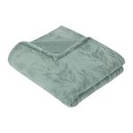 ATMOSPHERA Plaid flanelle  Atmosphera 125x150 Roy. Coloris disponibles : Bleu