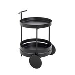 Paris Prix Desserte de Cuisine Ronde  Postres  62cm Noir