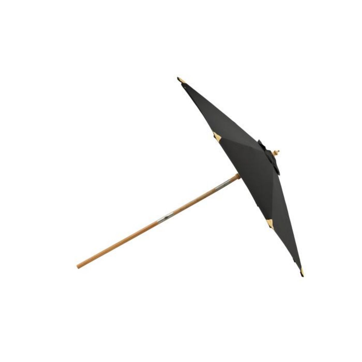 Paris Prix Parasol en Bois  Cerox  270cm Noir