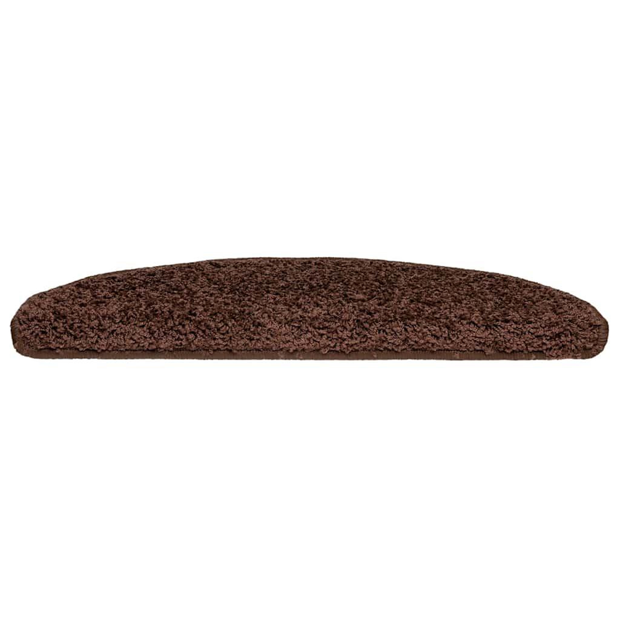 Voir la diapositive 3 : VIDAXL Tapis d'escalier 30 pcs marron 65x21x4 cm