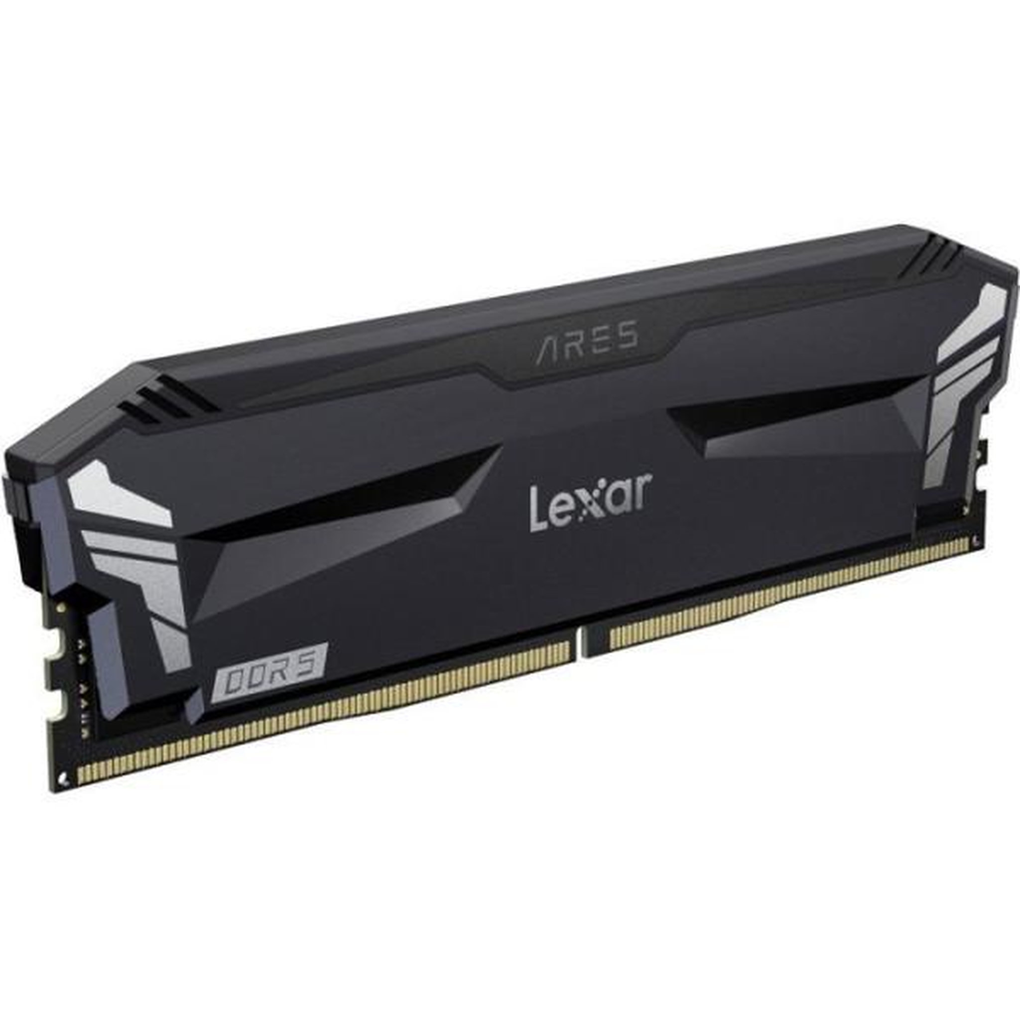 Voir la diapositive 2 : Lexar Barrette Mémoire - LEXAR Ares - DDR5 6000 - CL32 1.35 V - 32 Go (2x 16 Go) - Dissipateur thermique sans RGB - Noir