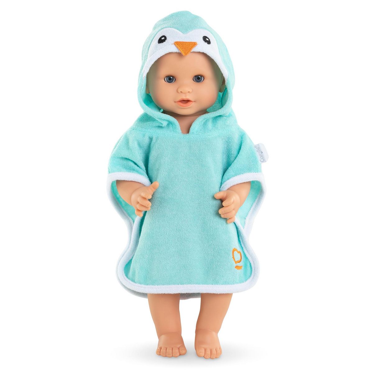 Corolle Cape de Bain Pingouin pour poupon 36 cm