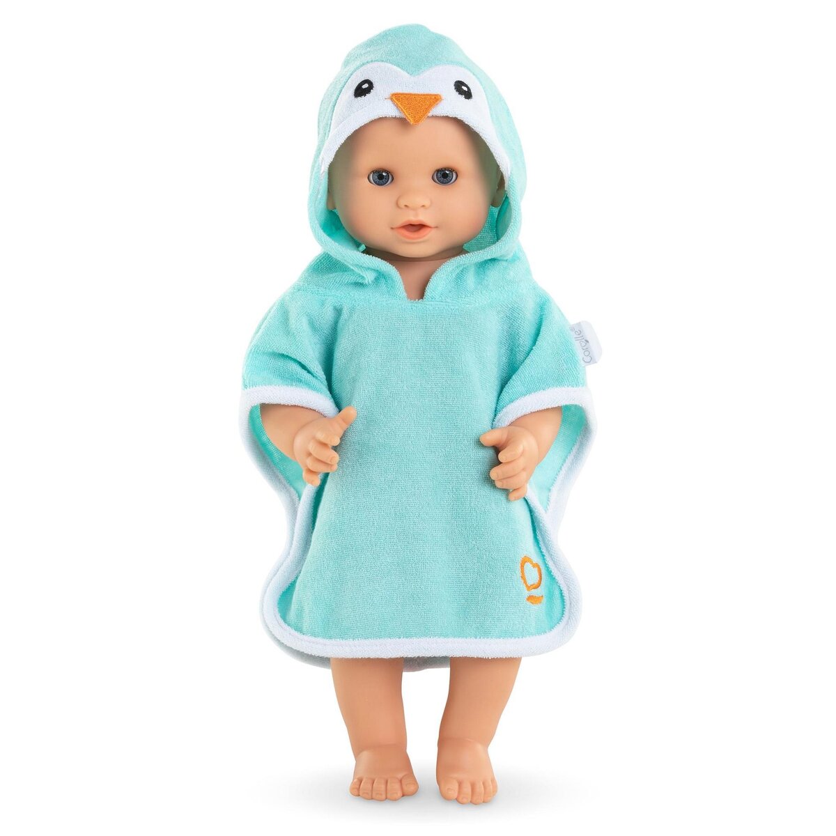 Corolle Cape de Bain Pingouin pour poupon 36 cm