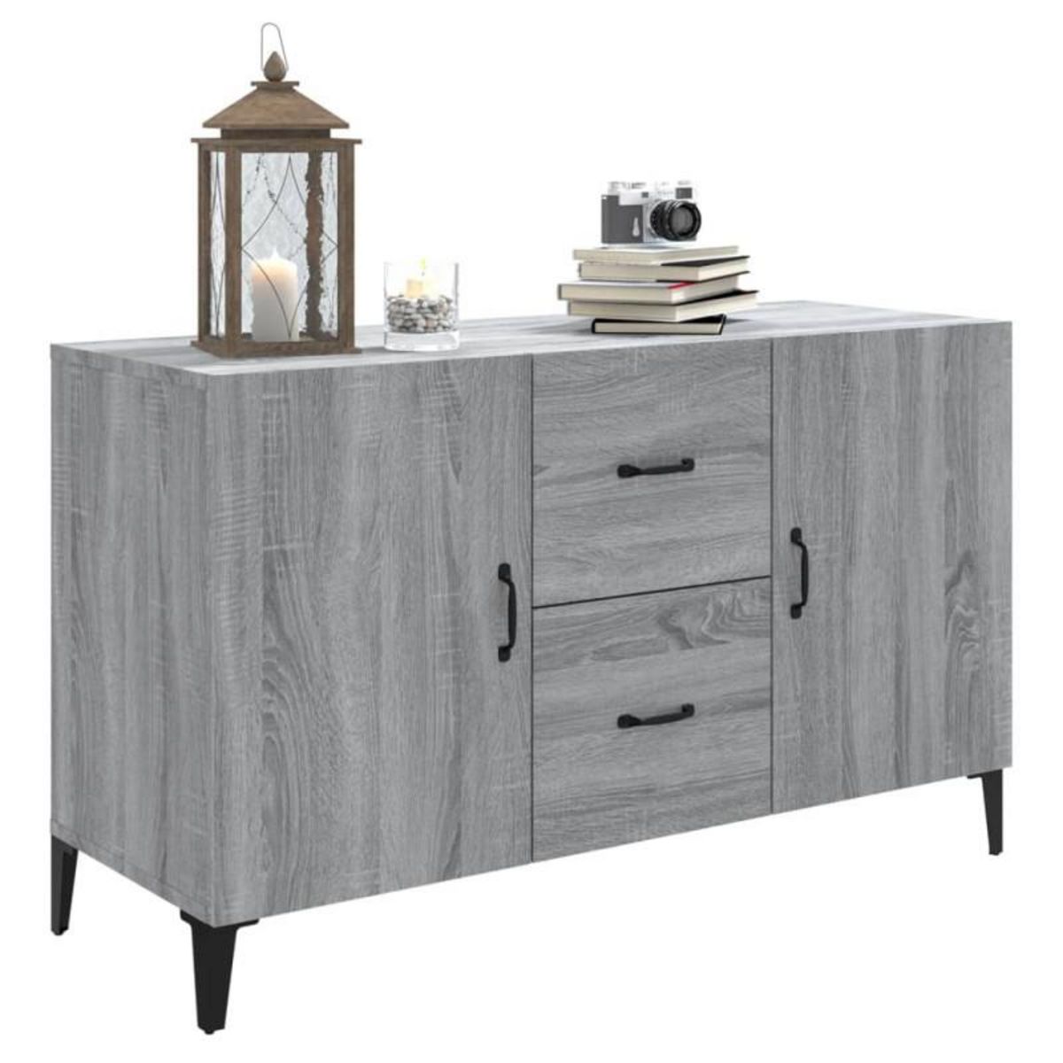 VIDAXL Buffet sonoma gris 100x36x60 cm bois d ingénierie