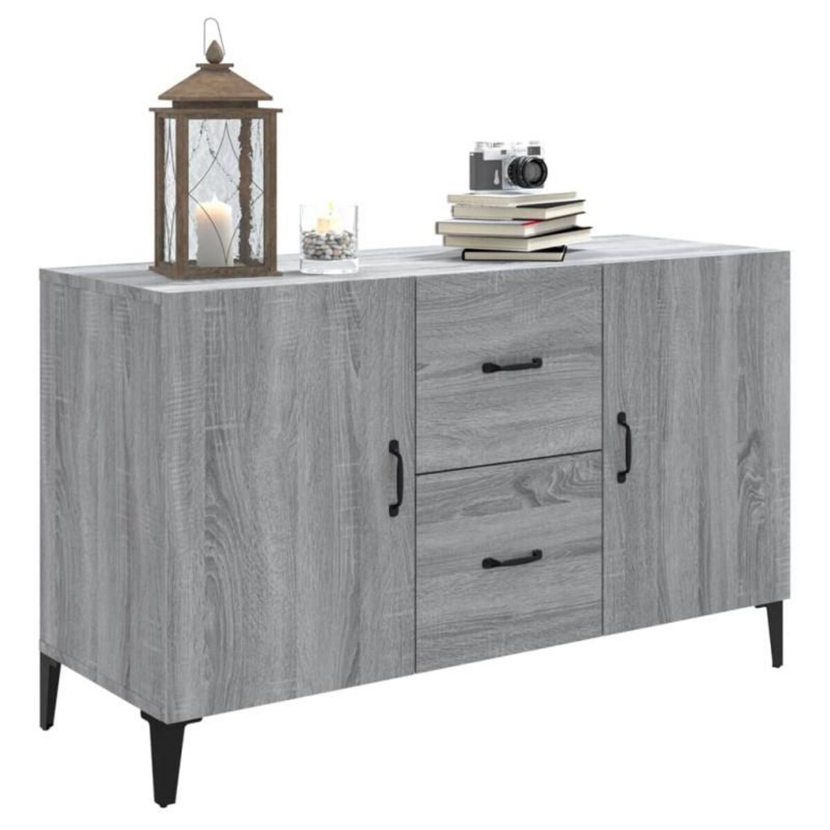 VIDAXL Buffet sonoma gris 100x36x60 cm bois d ingénierie
