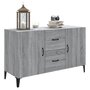 Voir la diapositive 4 : VIDAXL Buffet sonoma gris 100x36x60 cm bois d ingénierie