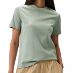 CALVIN KLEIN JEANS T shirt  Femme Calvin Klein Jeans Embroidered. Coloris disponibles : Vert