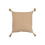 Voir la diapositive 2 : Paris Prix Coussin Déco  Fleur Floches  43x43cm Beige