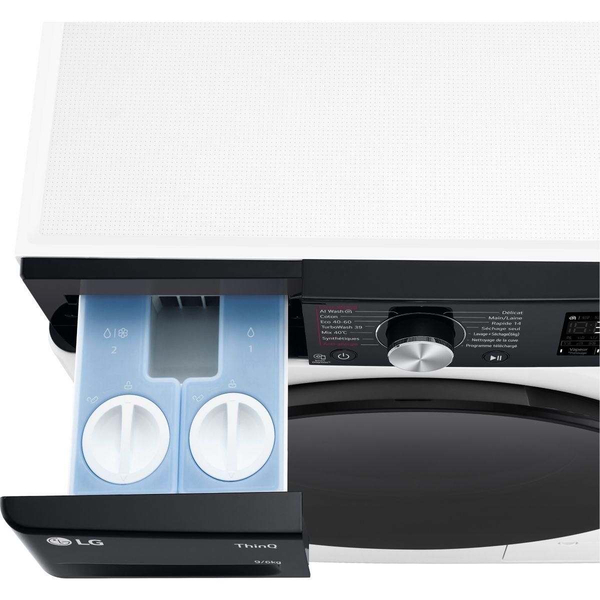 LG Lave linge séchant hublot F964R76WSTA