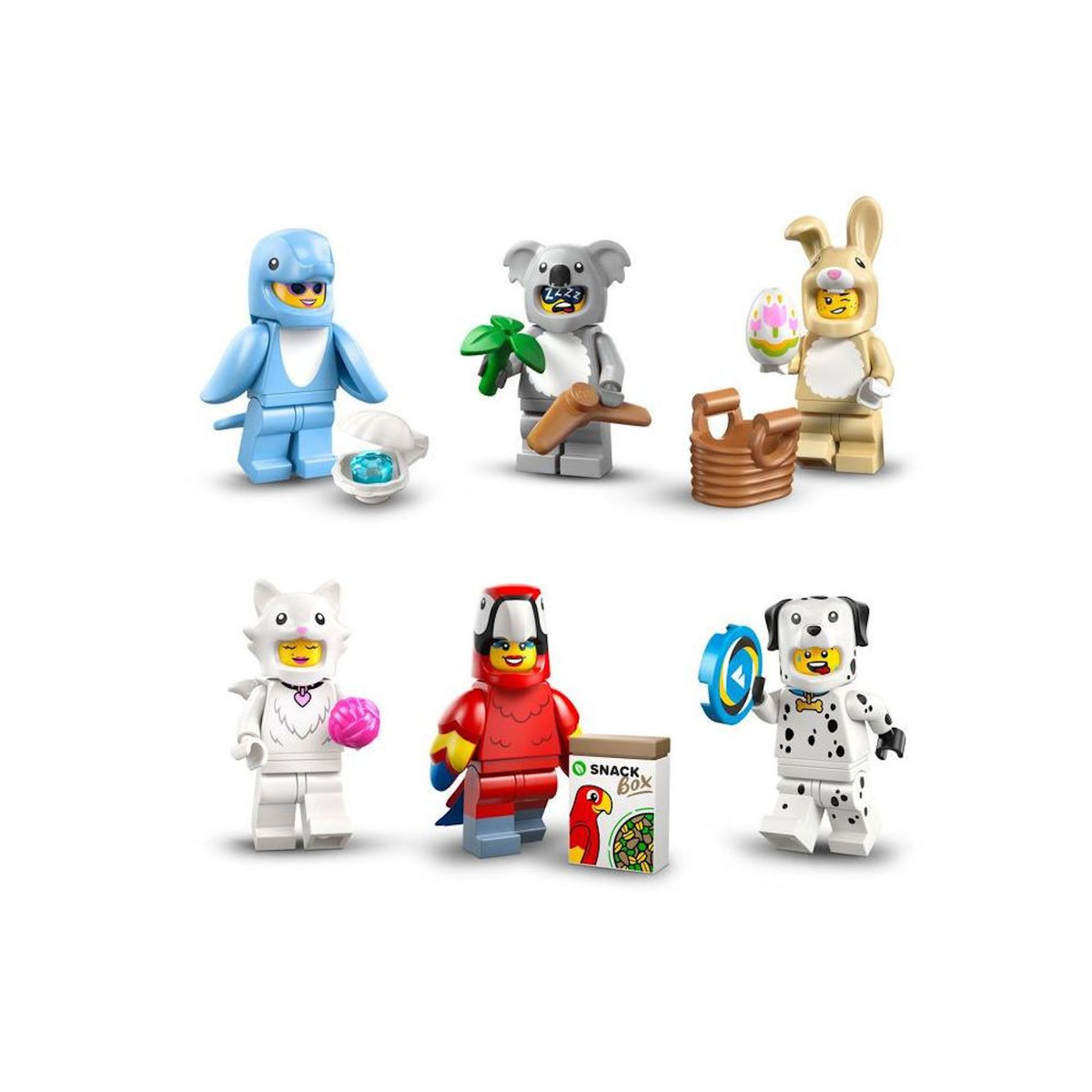 LEGO LEGO Minifigures BOX 71051 Série 28 - animaux Lot de 36 sachets