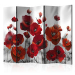 Paris Prix Paravent 5 Volets  Poppies in the Moonlight  172x225cm