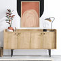 Voir la diapositive 4 : Habitat et Jardin Buffet en bois  Navi  - 150 x 40 x 80 cm - Beige