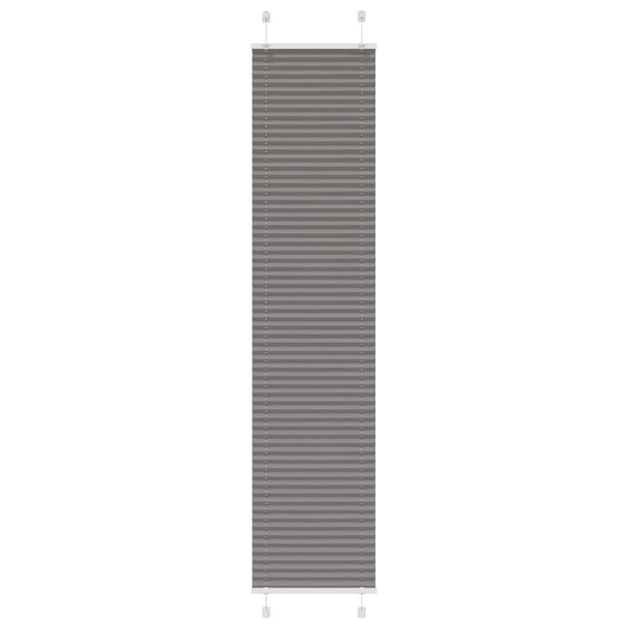 VIDAXL Store plisse anthracite 50x200 cm largeur du tissu 49,4 cm