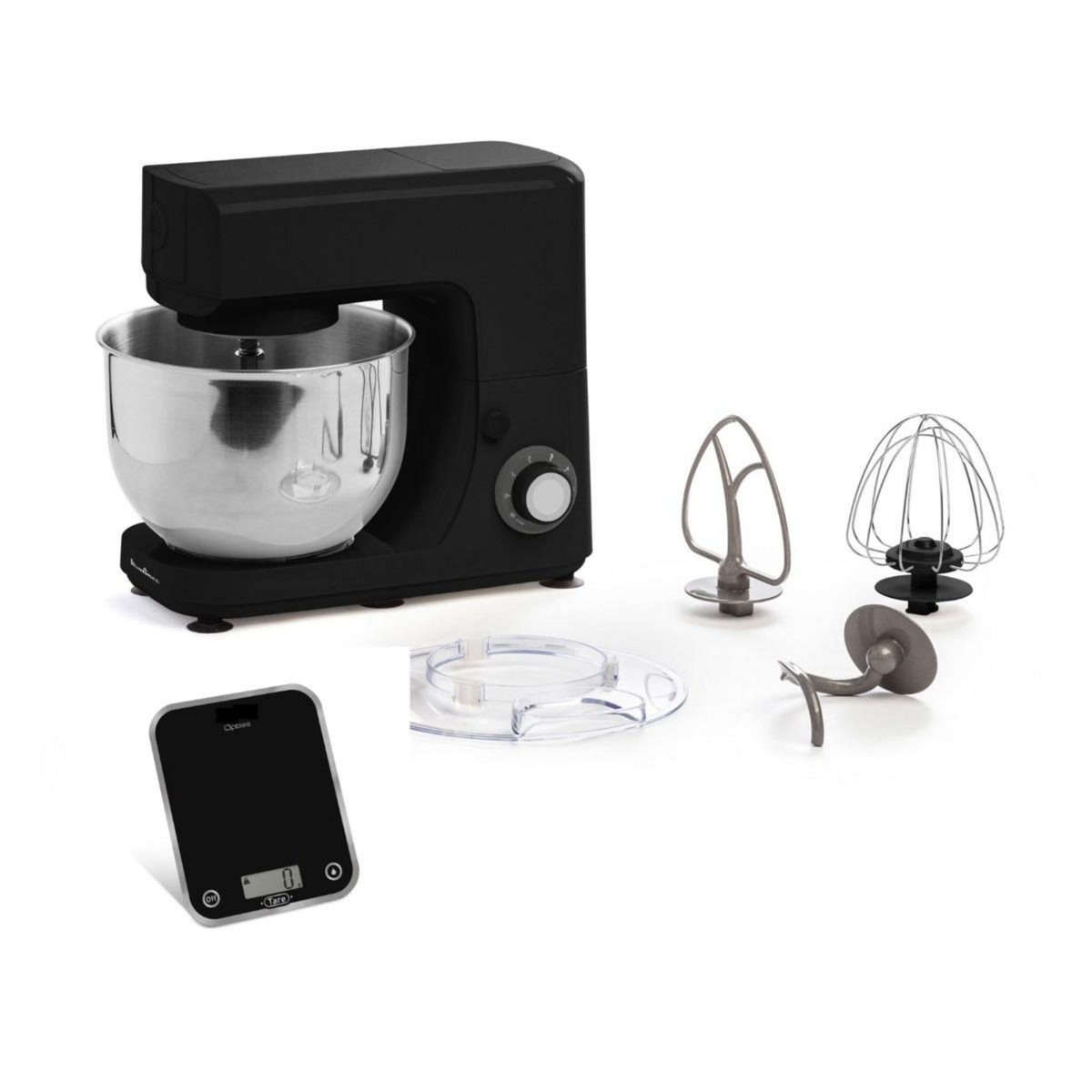 MOULINEX Robot pétrin 4.8l 800w noir - YY5176FG