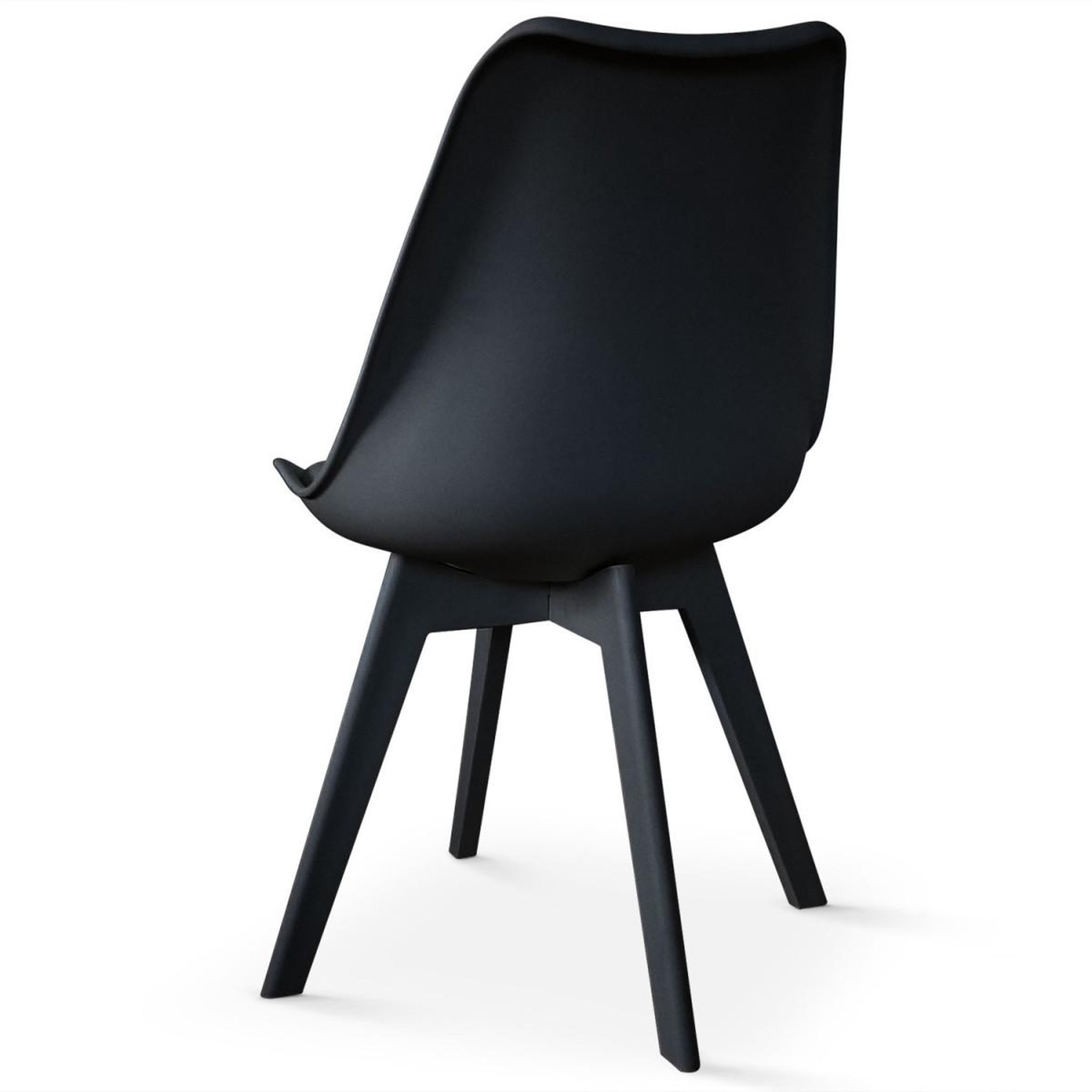 Voir la diapositive 3 : Paris Prix Lot de 2 Chaises Design  Maélia  82cm Noir