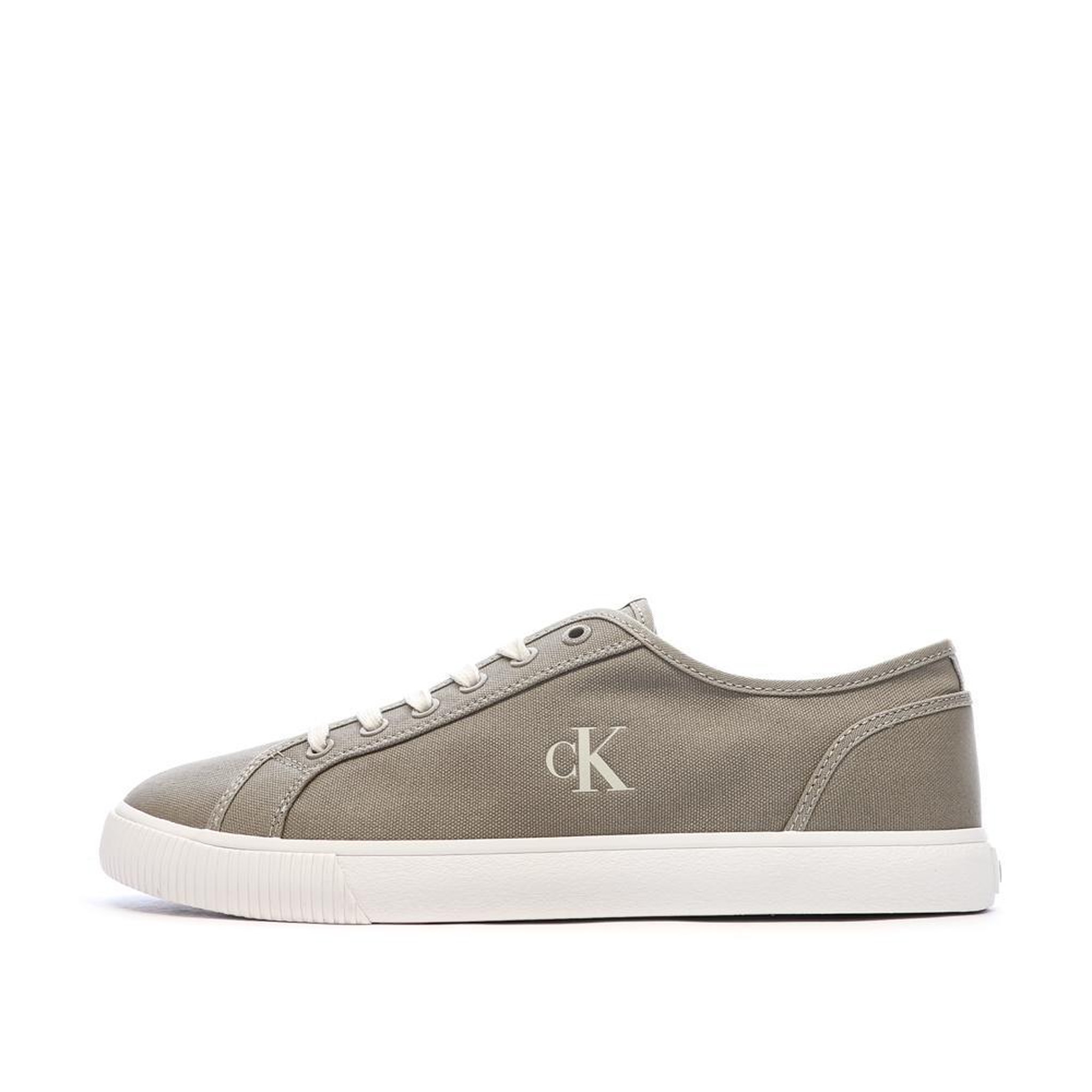 Voir la diapositive 1 : CALVIN KLEIN JEANS Baskets Beiges Homme Calvin Klein Jeans Ess Vulc Low