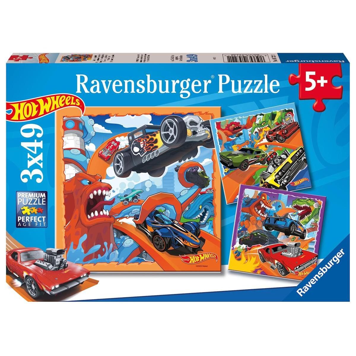 RAVENSBURGER 3x49 p Tout simplement légendaire ! Hot Wheels