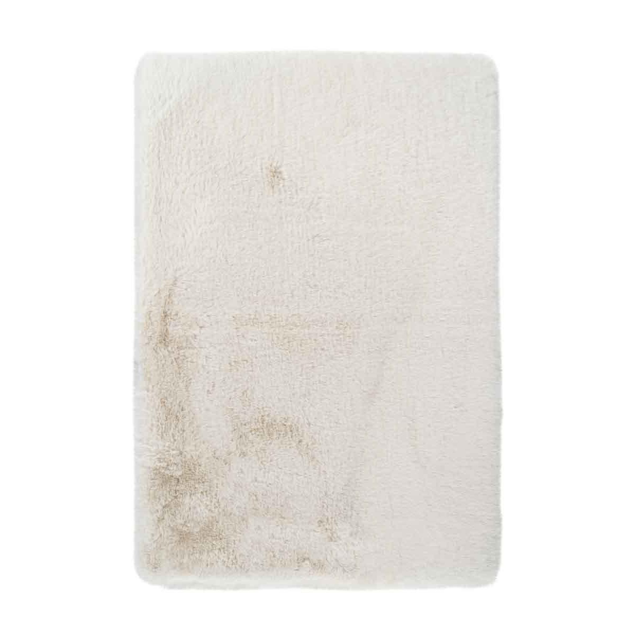 Voir la diapositive 1 : Paris Prix Tapis de Bain Doux Antidérapant  Rabbit  Blanc
