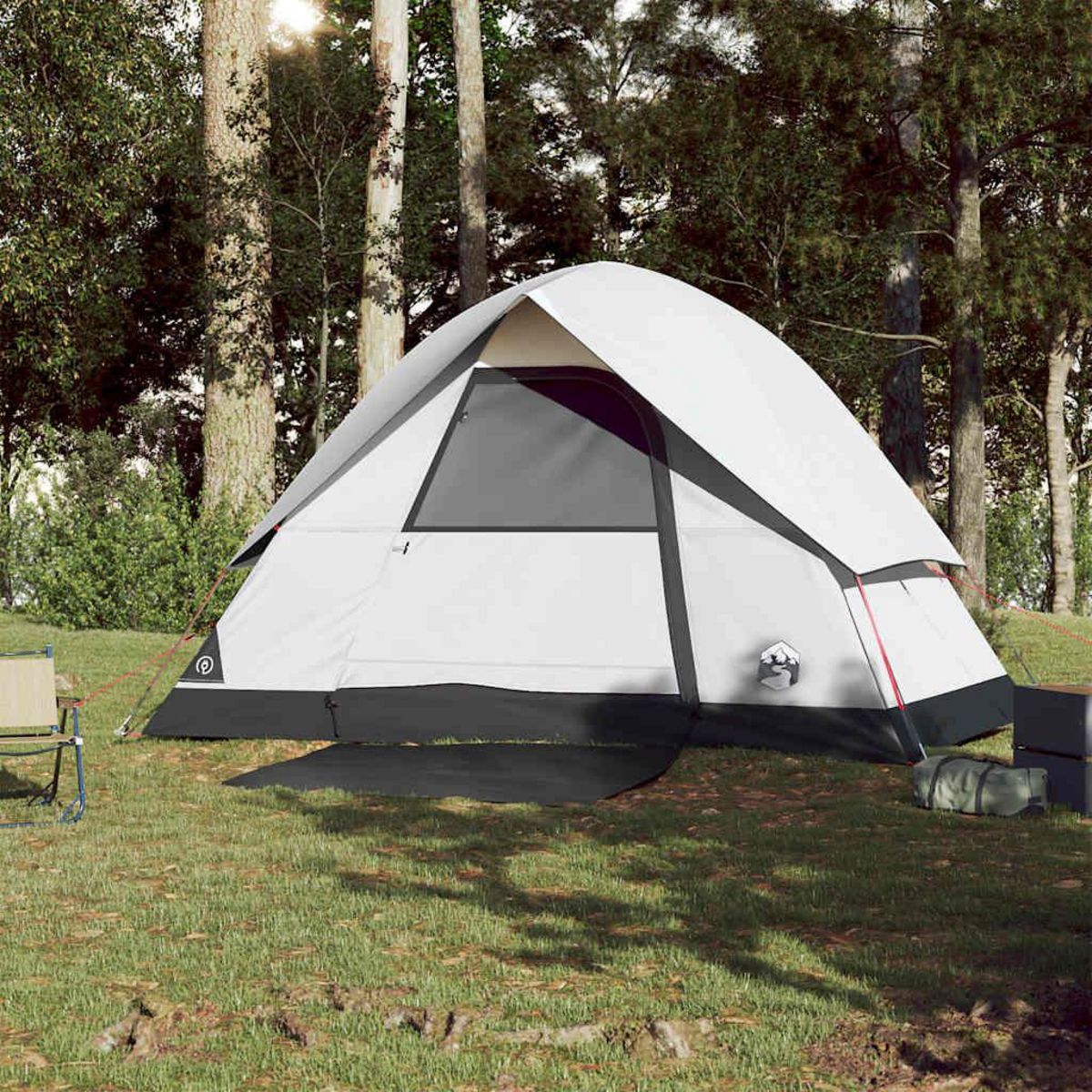 VIDAXL Tente de camping a dome 3 personnes tissu occultant impermeable