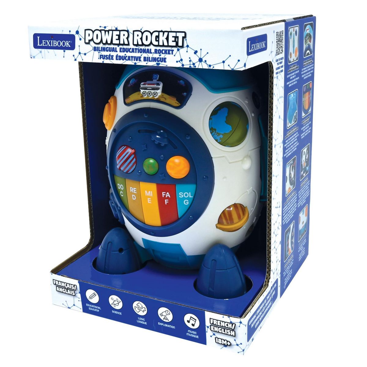 Lexibook Jupiter ma fusée interactive bilingue (FR/EN)