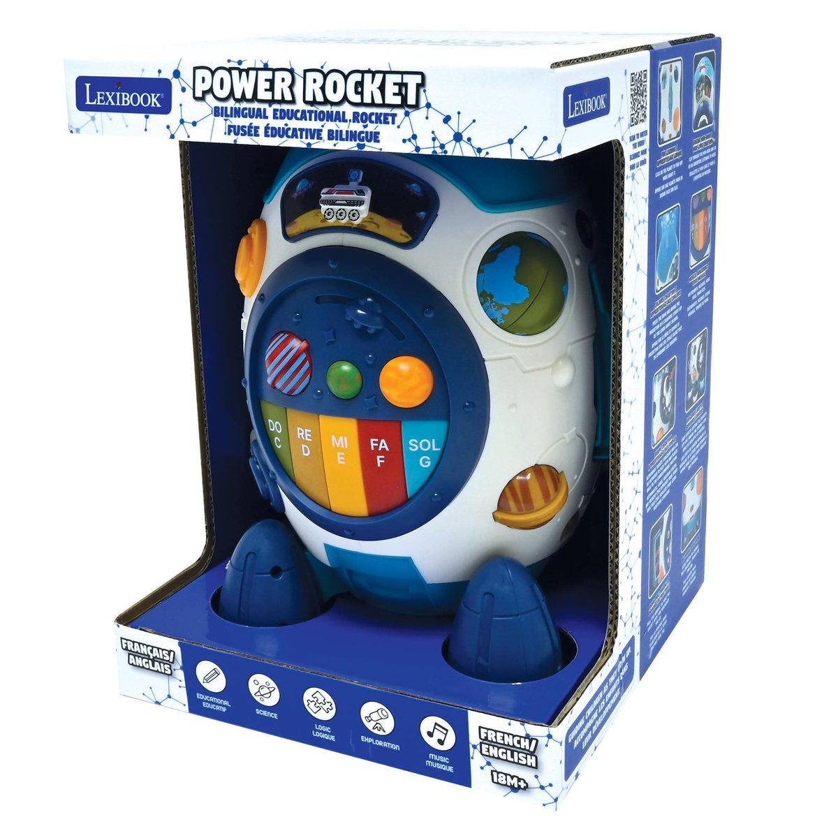 Lexibook Jupiter ma fusée interactive bilingue (FR/EN)