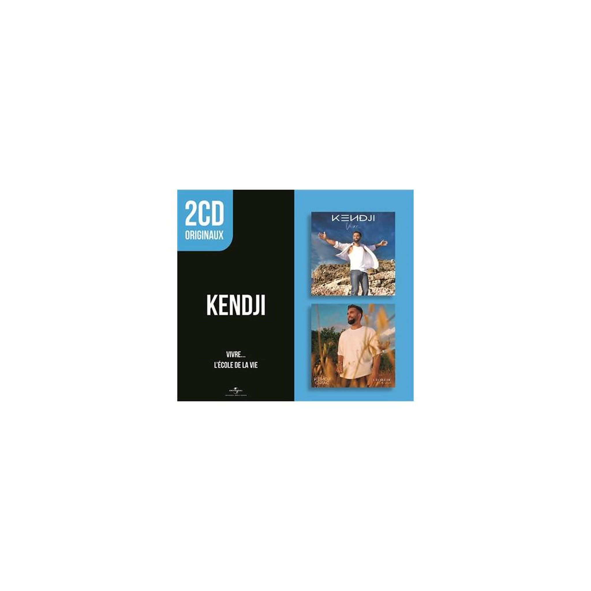 Cd 2 albums kendji girac vivre... / l'école de la vie