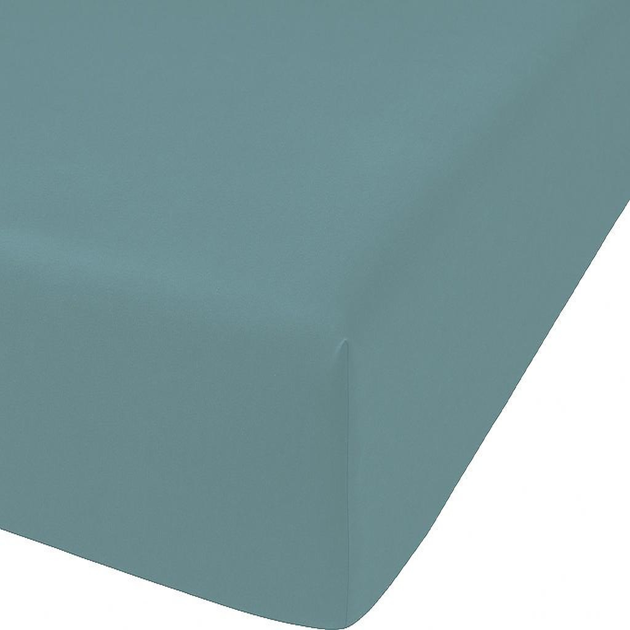 Voir la diapositive 1 : Les Ateliers du Linge Drap housse 100% coton 115g 57fils