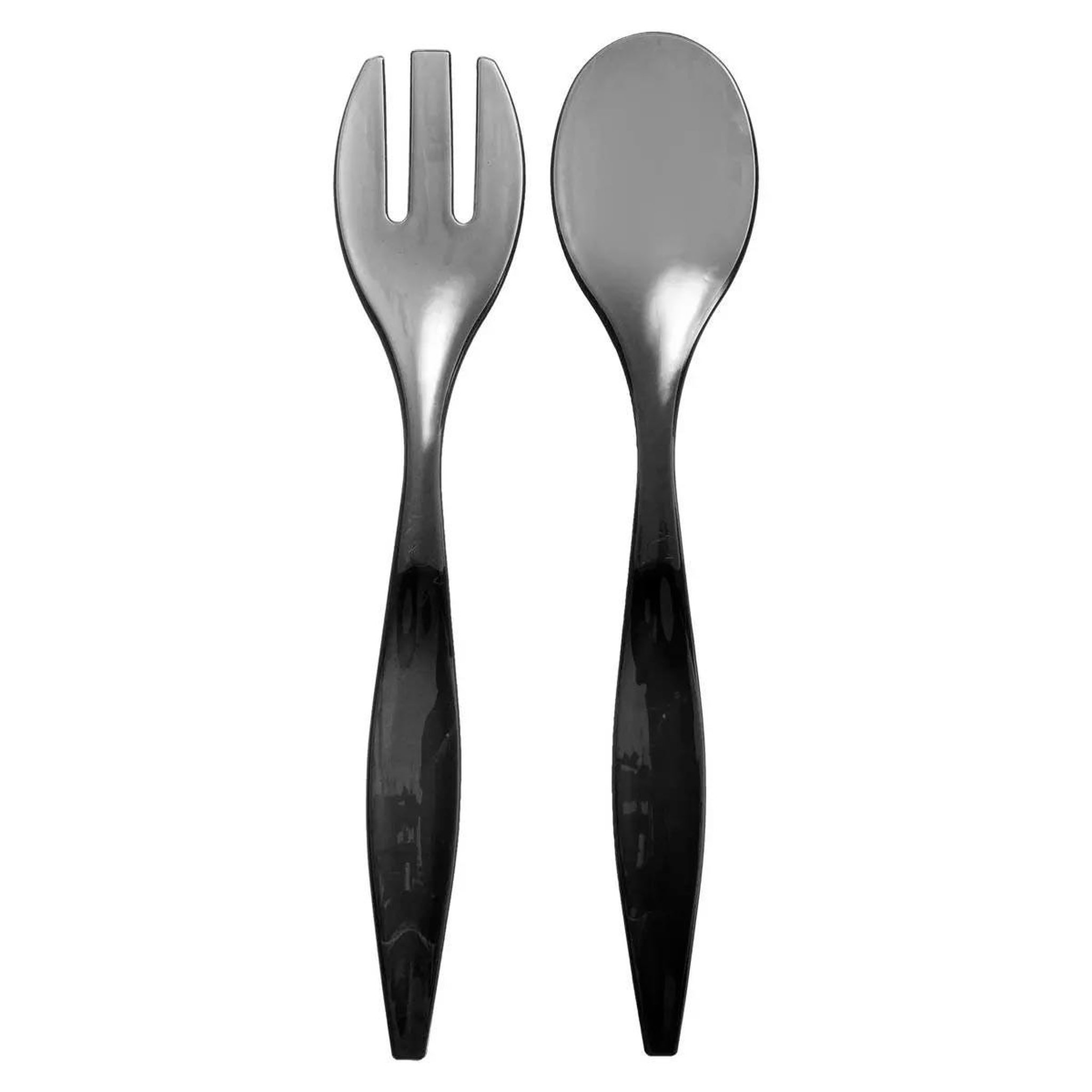 Voir la diapositive 1 : FIVE Couverts à salade  wave  29cm gris