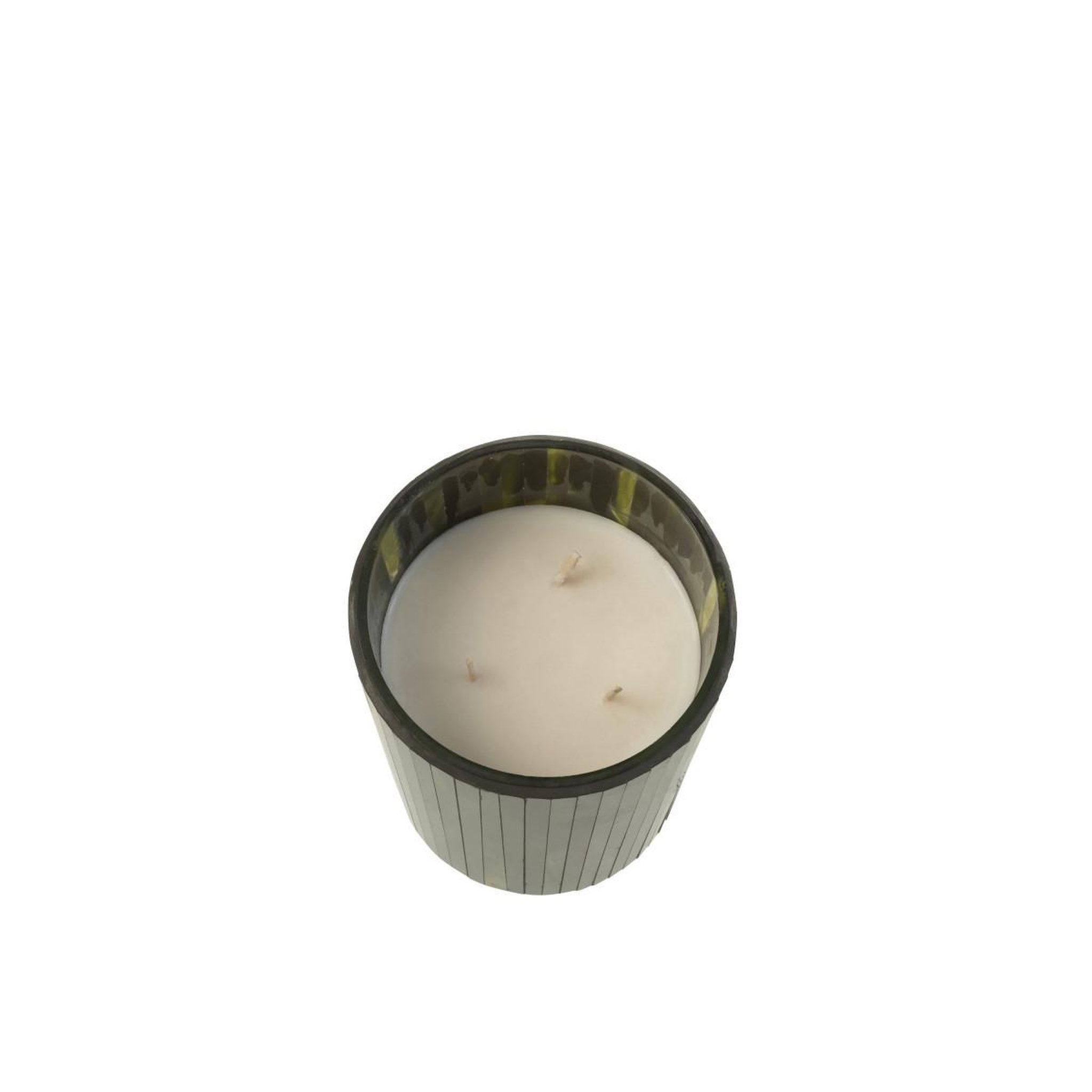 Voir la diapositive 2 : J-LINE Bougie parfumée  noa  15cm herbal serenity