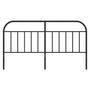 Voir la diapositive 4 : VIDAXL Tete de lit metal noir 180 cm