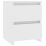 Voir la diapositive 4 : VIDAXL Tables de chevet 2 pcs Blanc 30x30x40 cm Bois d'ingenierie