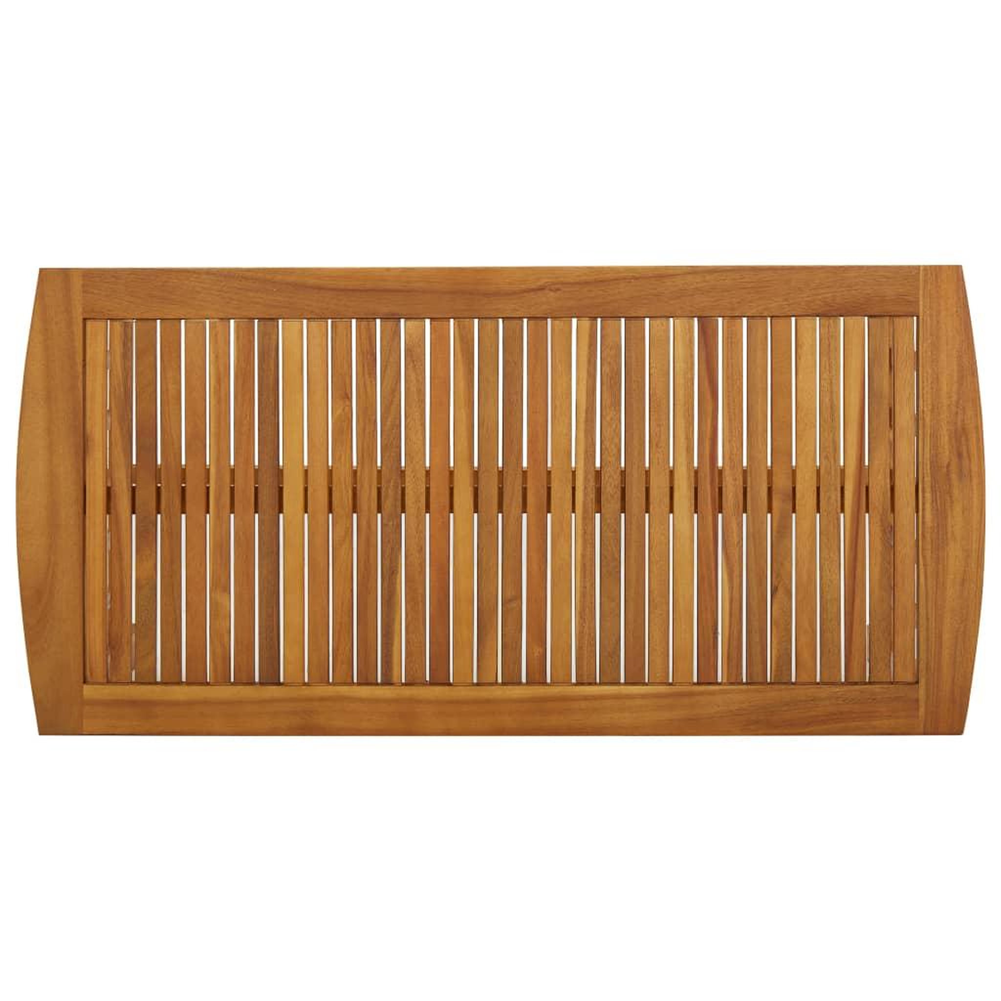 Voir la diapositive 4 : VIDAXL Table basse 102x50x43 cm bois d'acacia solide