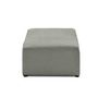 Voir la diapositive 4 : BEST MOBILIER Topaze - pouf - en tissu velours relief