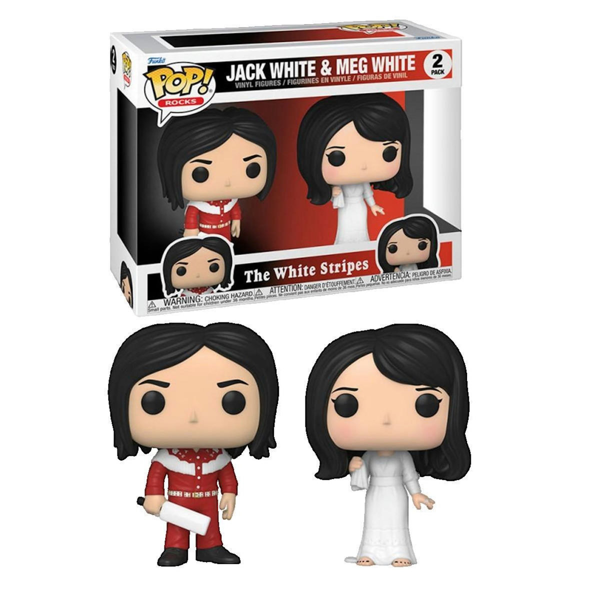 Funko Figurines Funko Pack 2 The White Stripes Jack White & Meg White