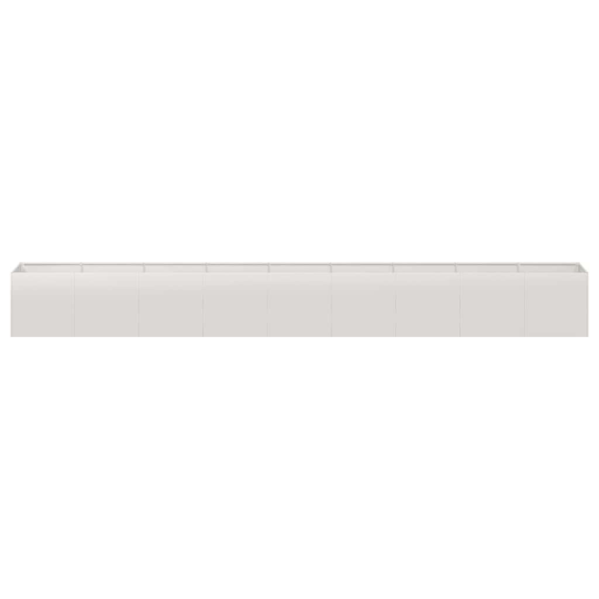 Voir la diapositive 4 : VIDAXL Jardiniere 360x40x40 cm acier inoxydable