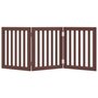 Voir la diapositive 4 : VIDAXL Barriere pour chien pliable 3 panneaux 150 cm bois de peuplier