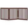 Voir la diapositive 4 : VIDAXL Barriere pour chien pliable 3 panneaux 150 cm bois de peuplier