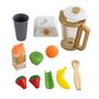 Voir la diapositive 1 : Kidkraft Ensemble dinette smoothie avec blender doré + accessoires